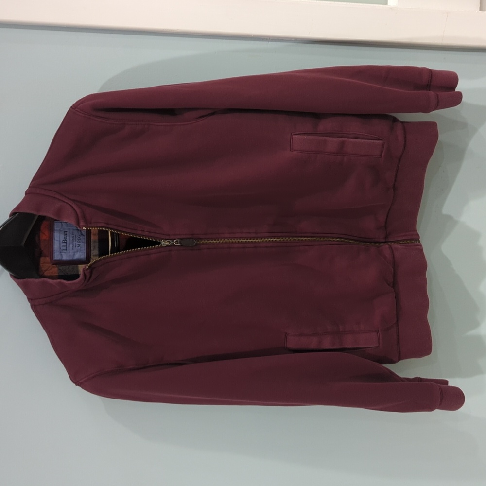 LL Bean Flannel-Lined Sweater